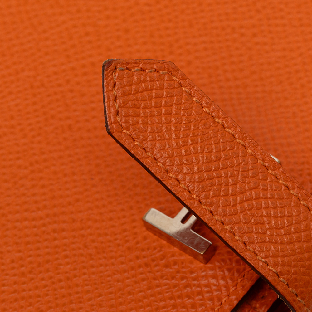 Pre-Loved Hermes Epsom Bearn Soufflet Wallet - Picture 9 of 10